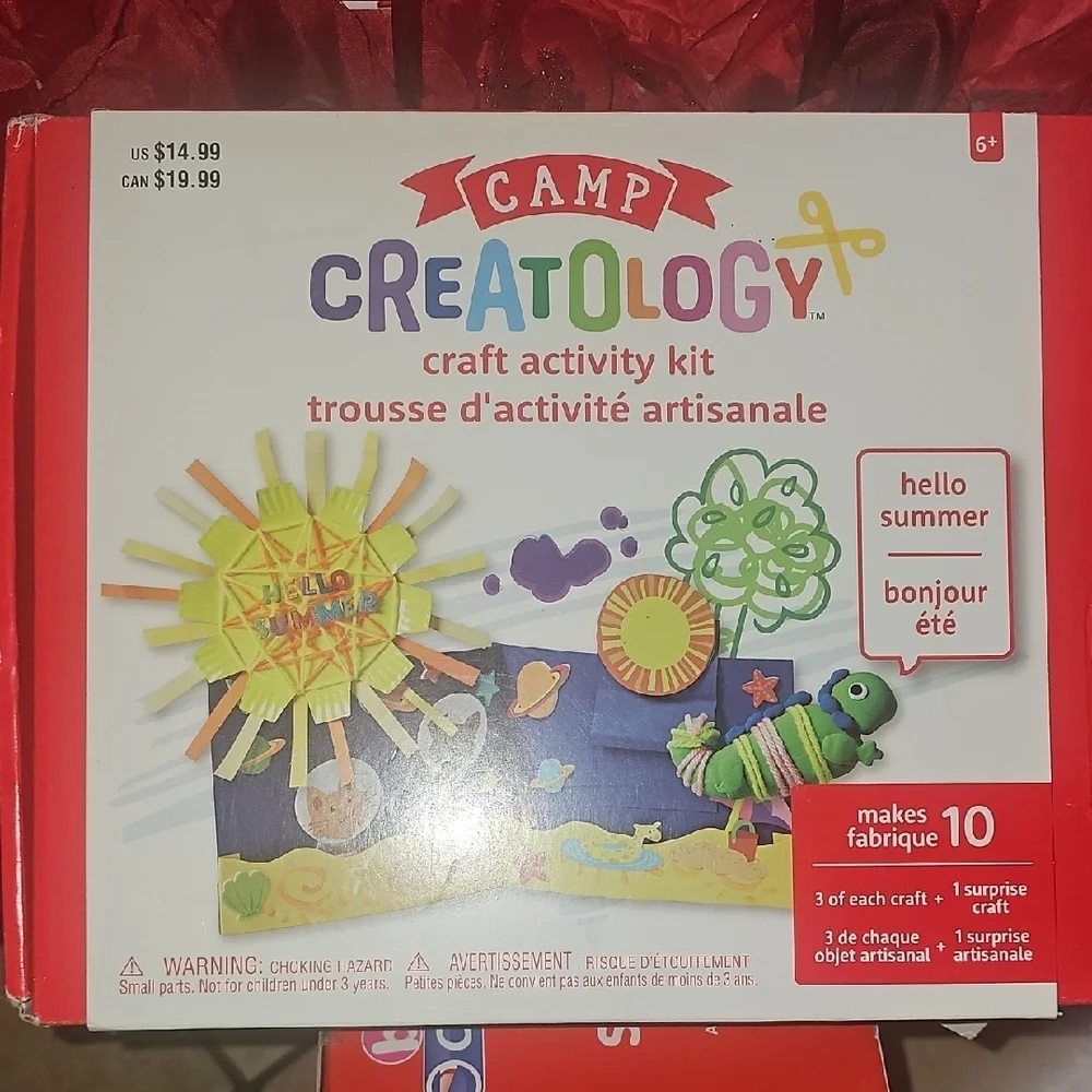 Creatology NWT Camp Craft Activity Kit - Multicolor Fun 6 & Up NEW