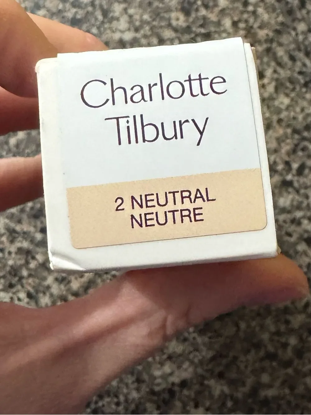 Charlotte Tilbury layers visibly signs