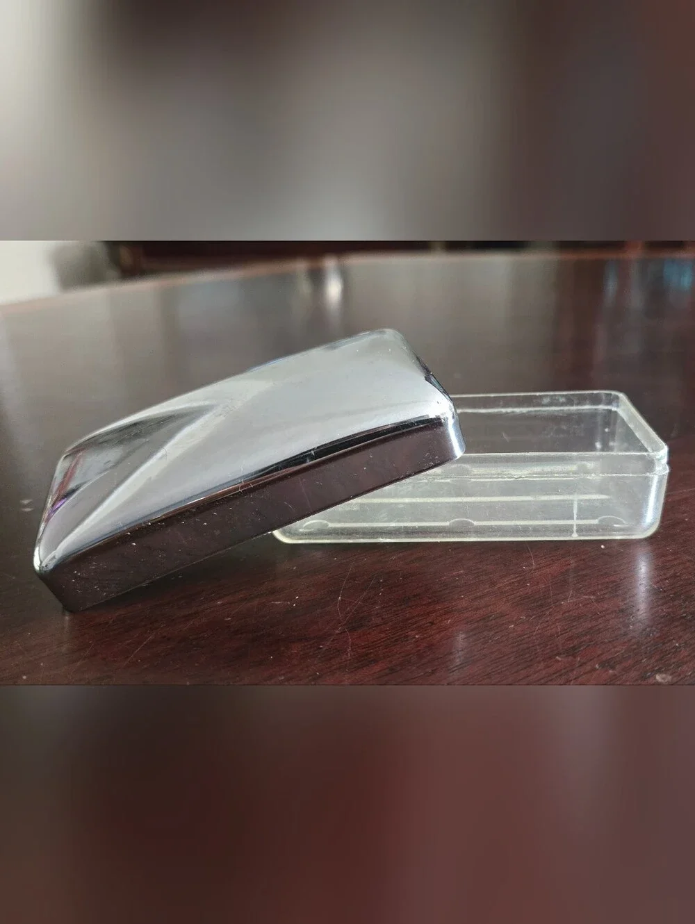Vintage silver clear
