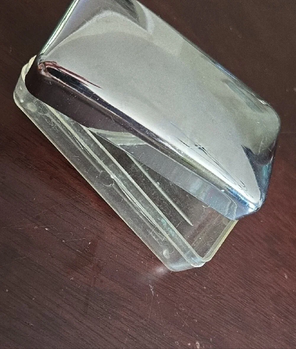 Vintage silver clear