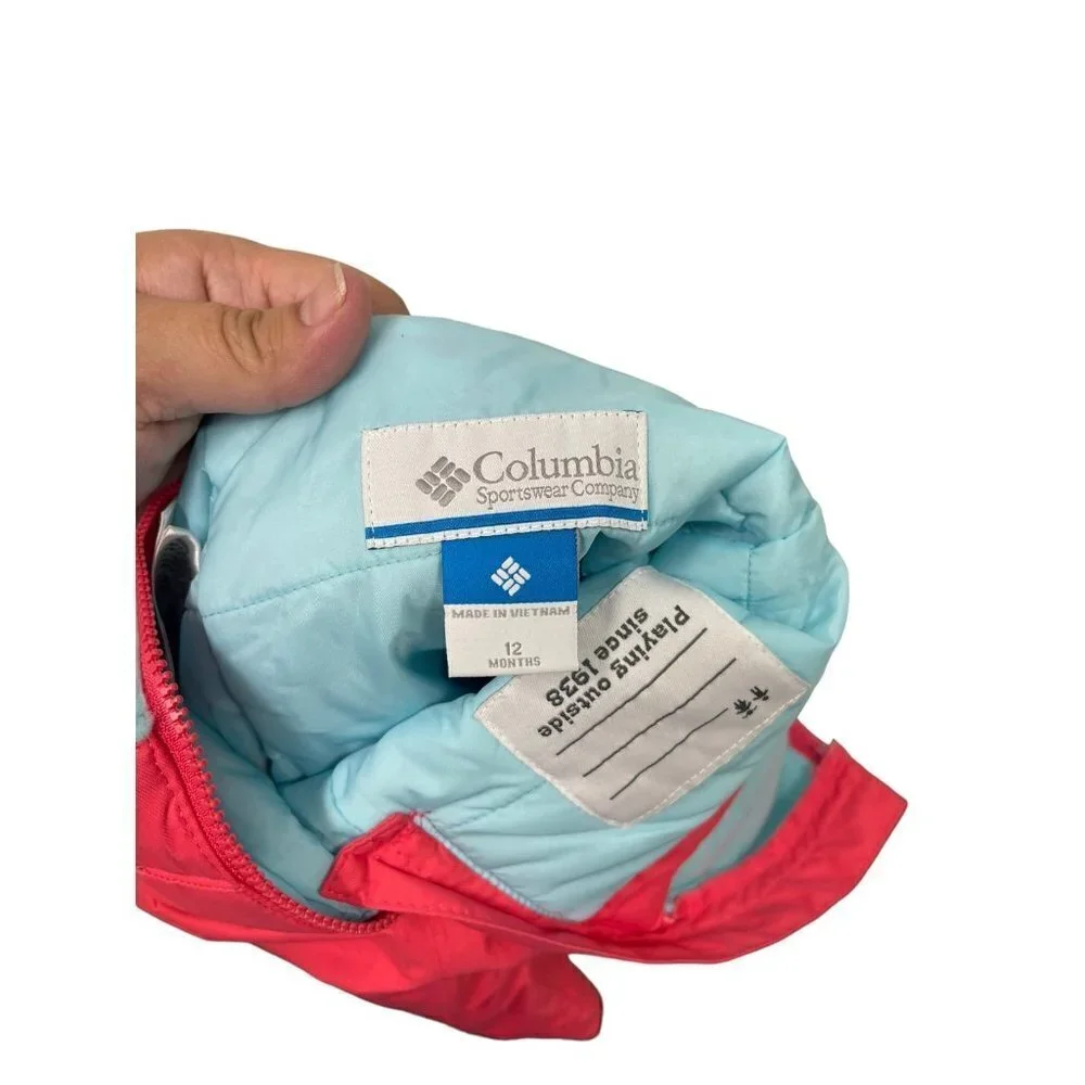 Columbia Omni Tech Waterproof Snow Suit Size 12 Months