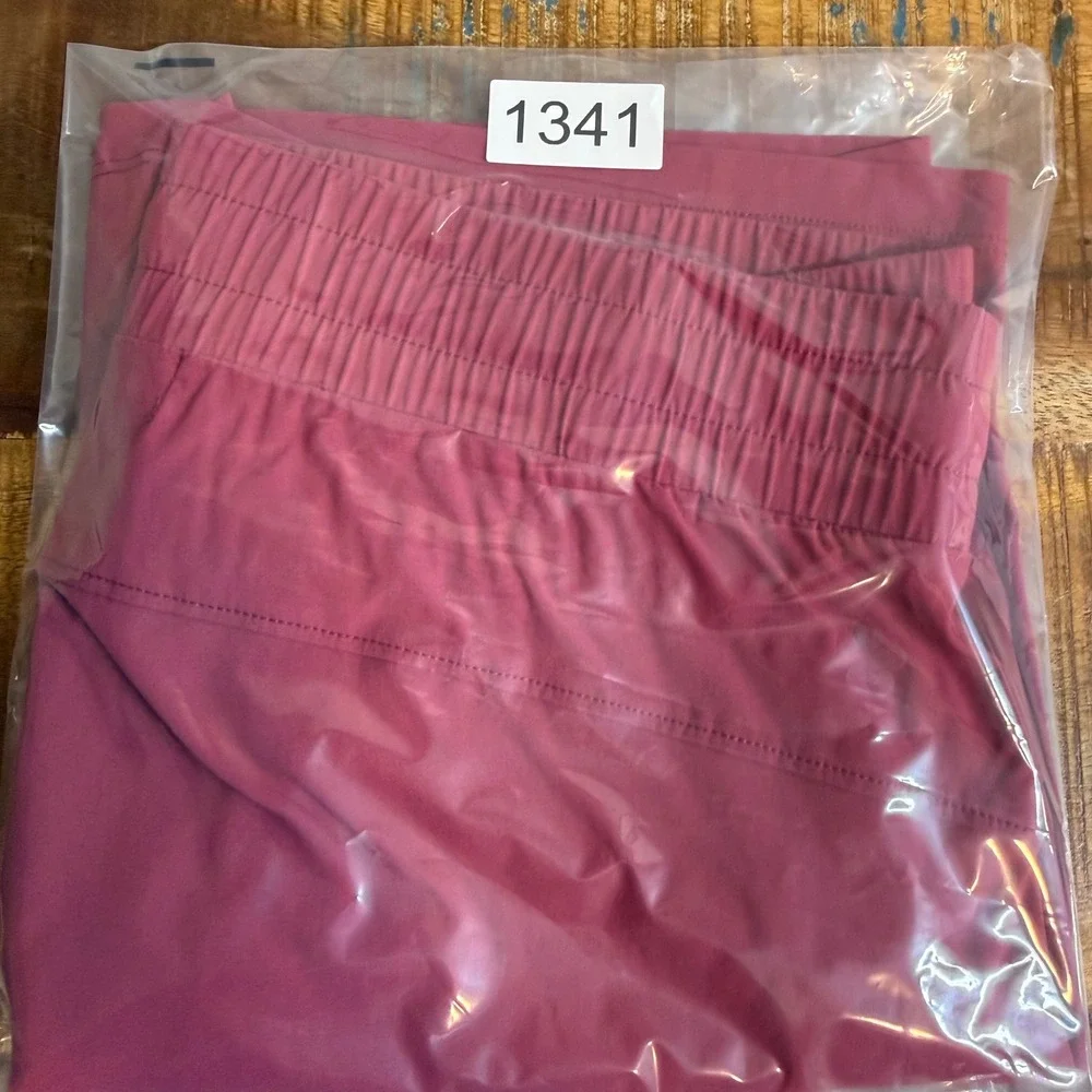 Tuff Athletics Active Shorts Womens S Pink Drawstring Pockets Athletic Gym