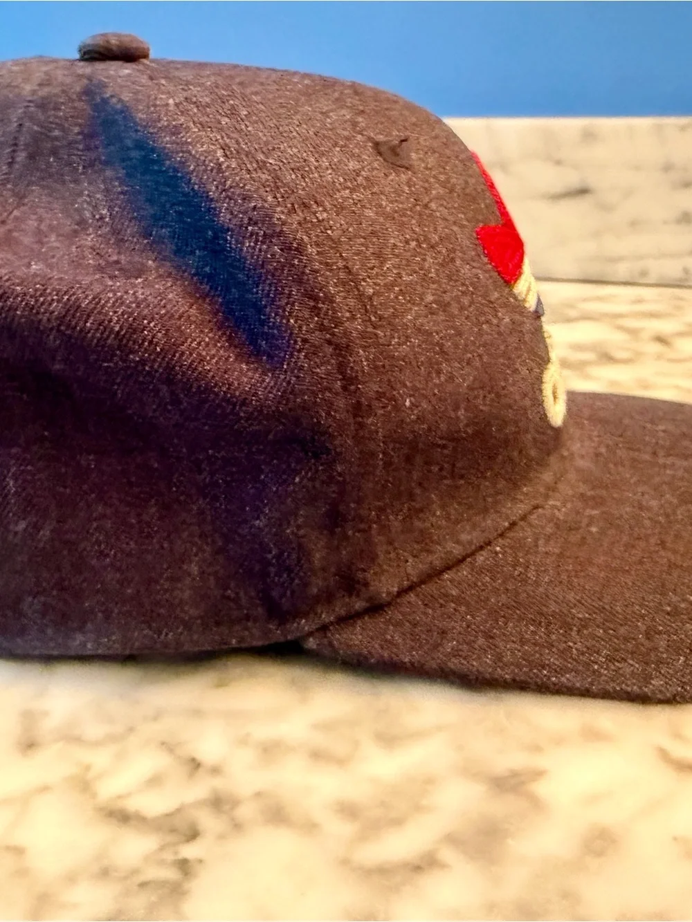 Adidas Originals Trefoil Hat Mens Icon Snapback 2.0 Black Red Letters Logo Wool