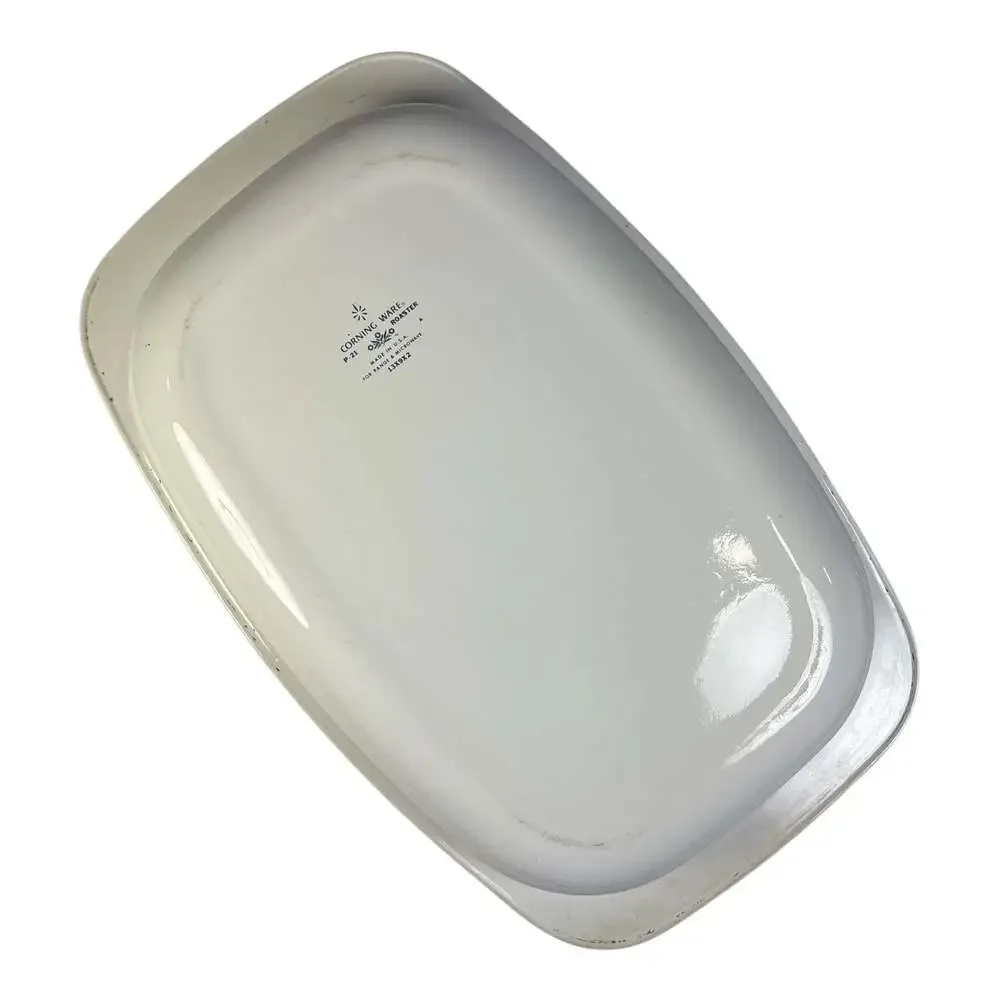 Vintage Corning Ware Blue Cornflower P-21 Roaster Lasagna Pan Casserole 13x9x2”