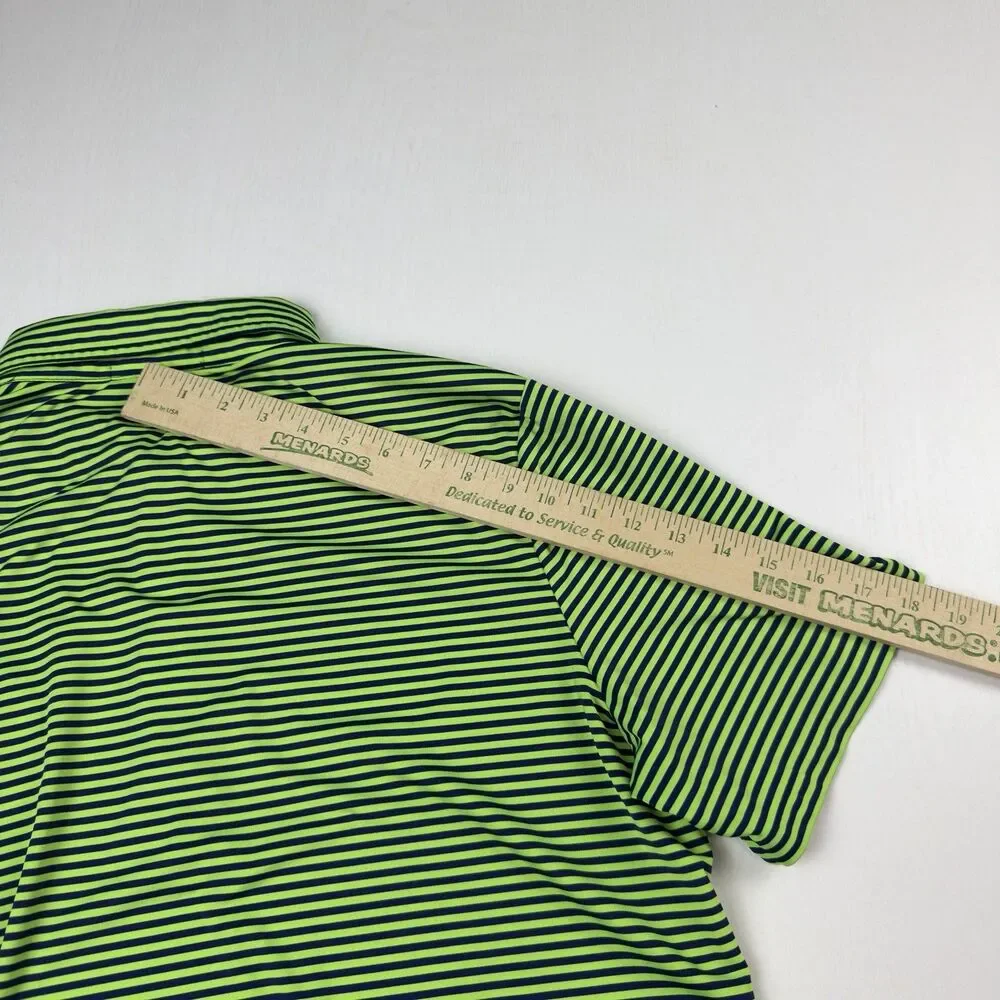 RLX Ralph Lauren Golf Polo Mens L 2015 PGA Championship Whistling Straits Stripe