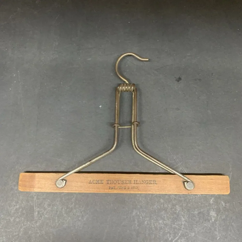 Antique Acme Trouser Hanger 1900 Pat. Sam’L Kuhn Harrisburg Pa Advertising