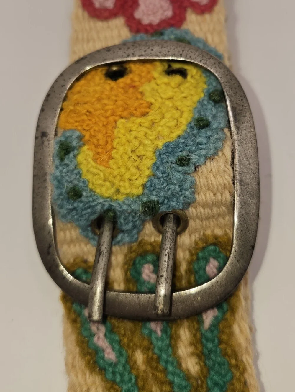 Vintage Jenny Krauss, 100% Wool Belt, Size Large