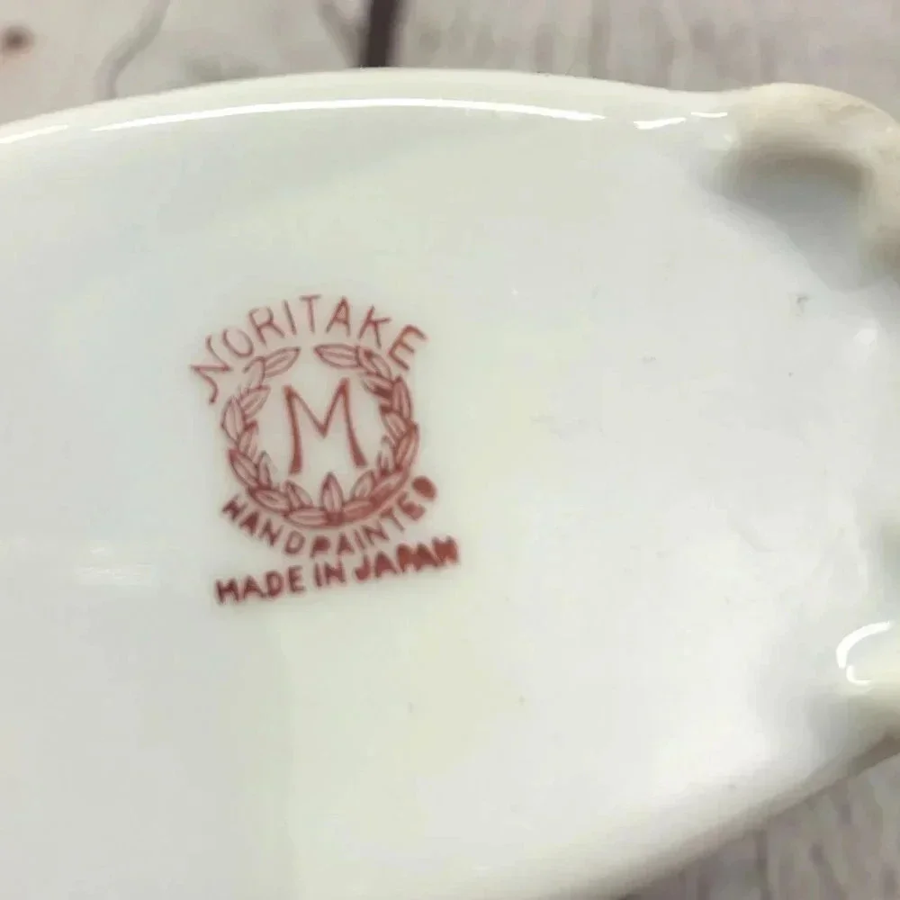 vintage noritake hand painted creamer