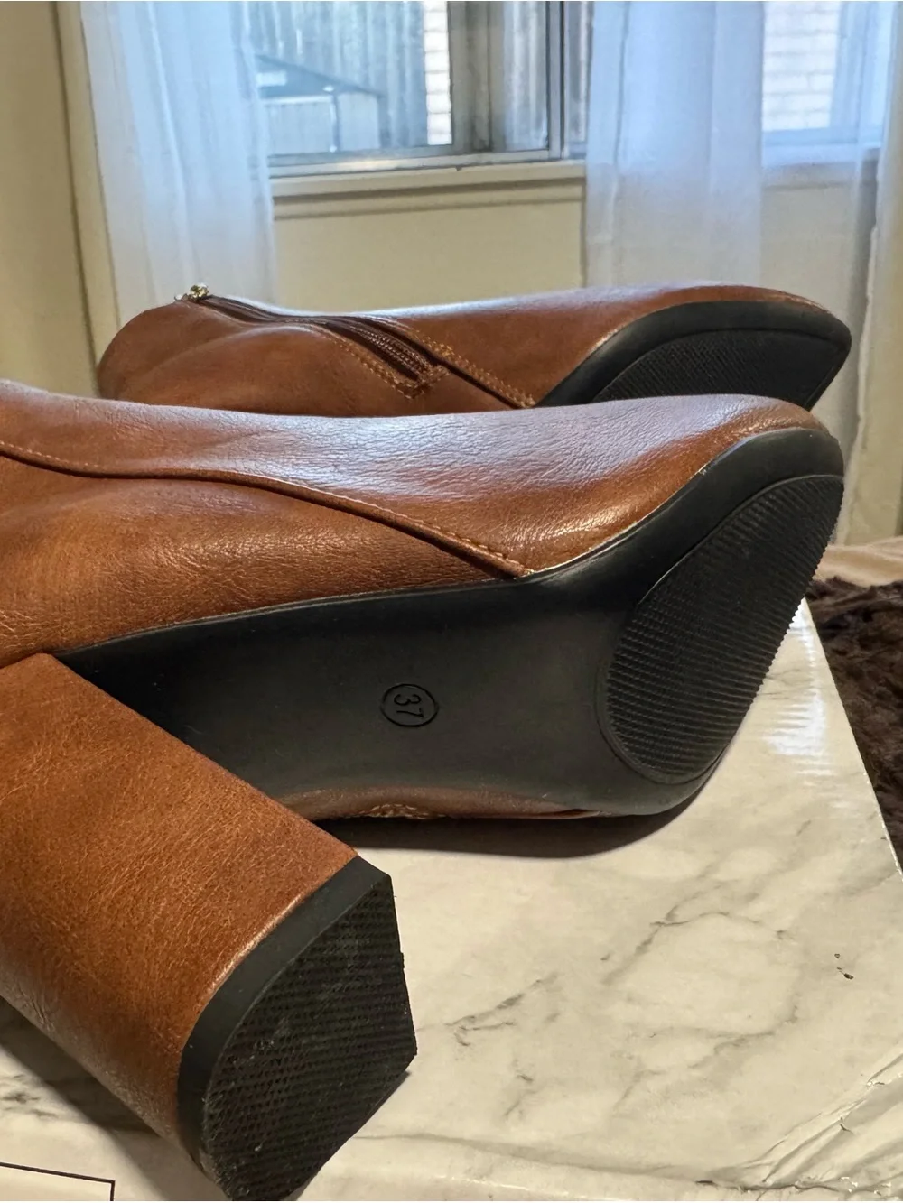 N/A heel leather brown