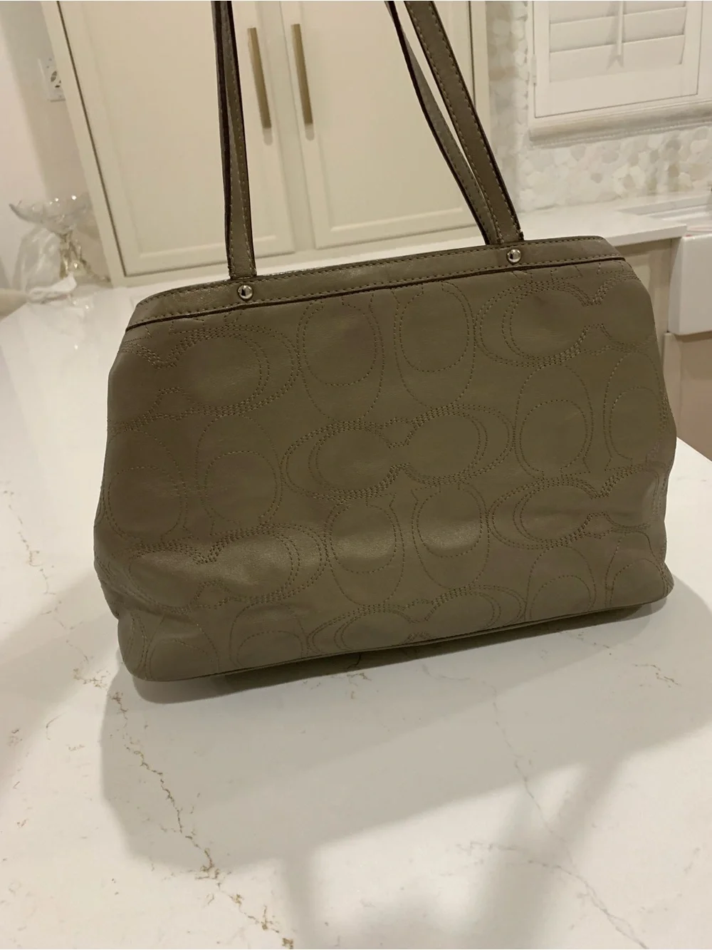 Coach signature double