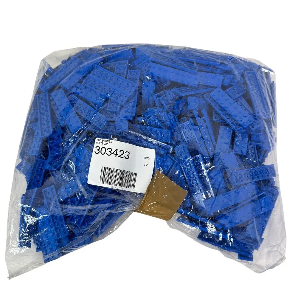 LEGO 2x8 Blue Plate‎ 303423 Brick 3034 Lot Approximately 2lbs