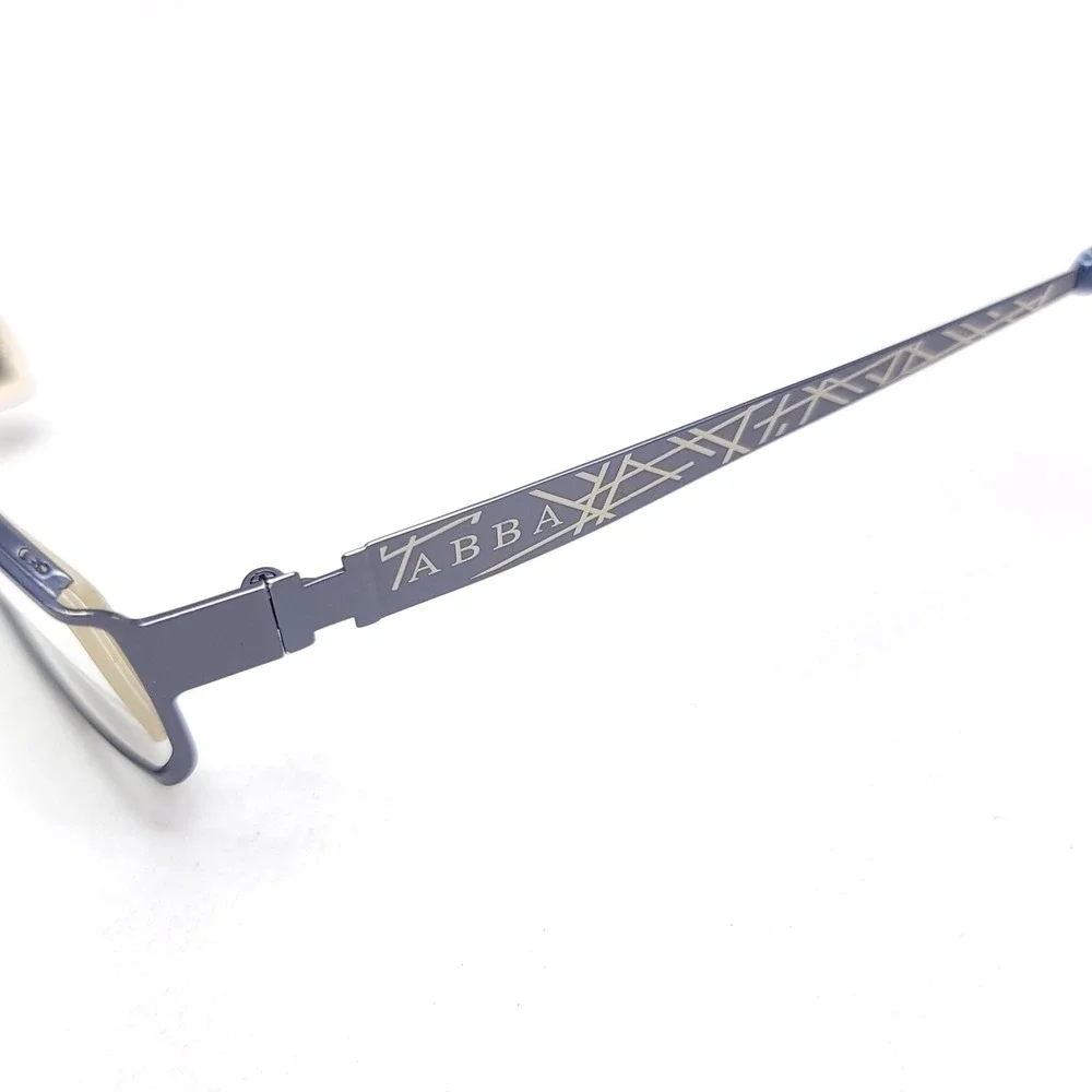 ABBA Eyeglass Frames ONLY AB 8031‎ C36 52/18/138 Silver Blue