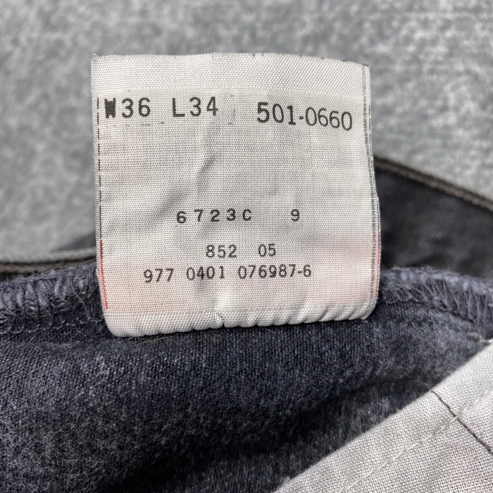 Levis measured size