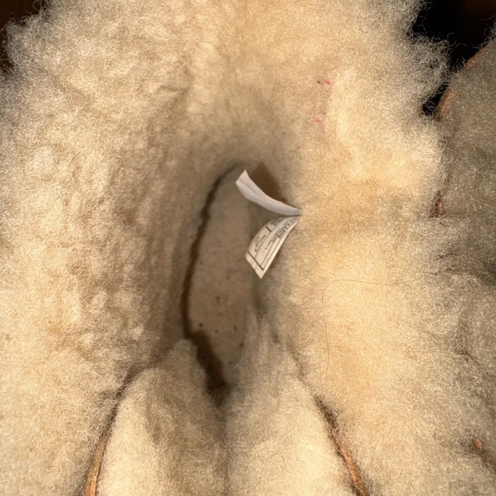 UGG Cozy Tan Suede Boots with Fur Lining