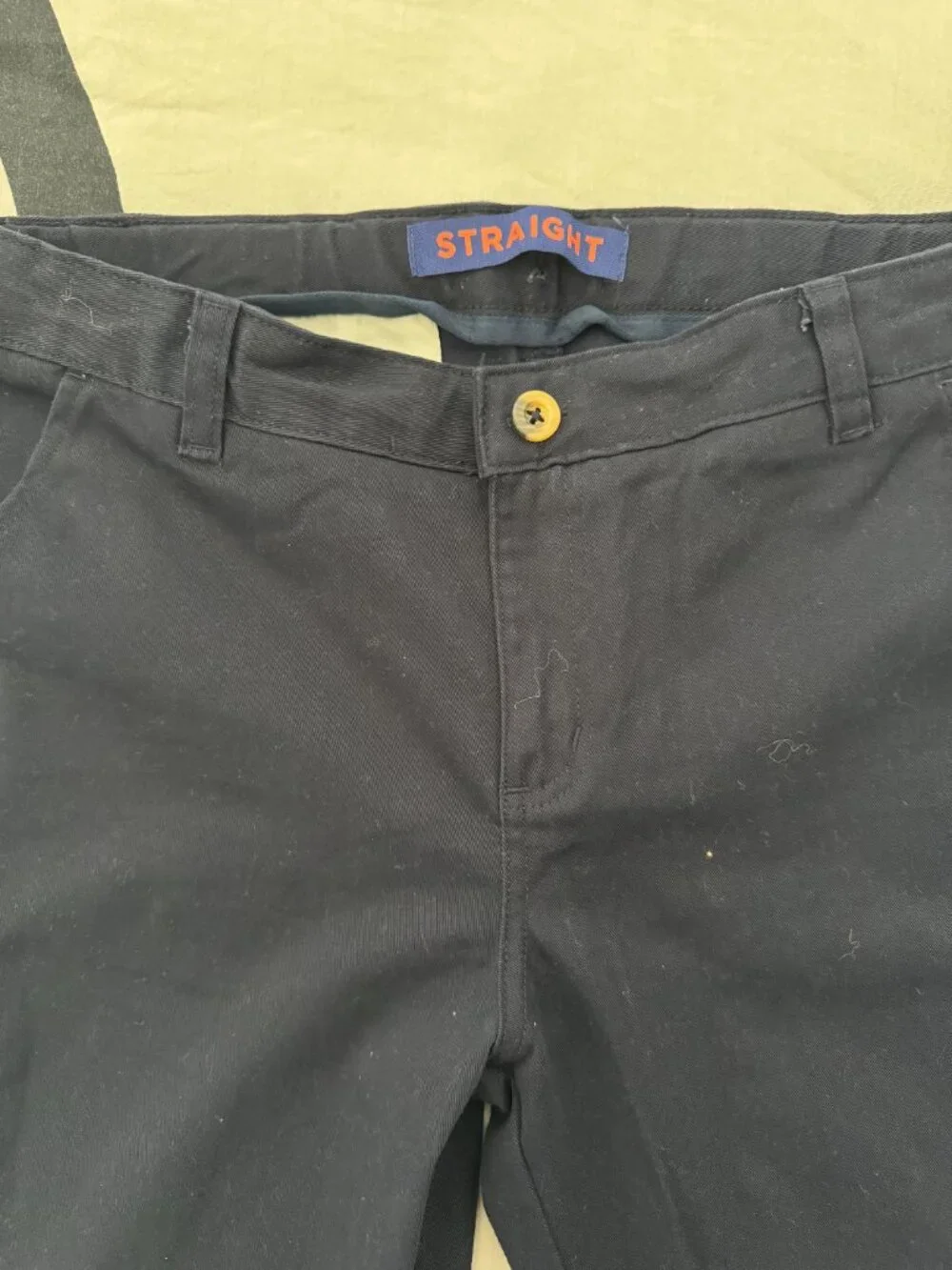 NWOT French Toast Girls Navy Blue Straight Chino Pants Sz 16