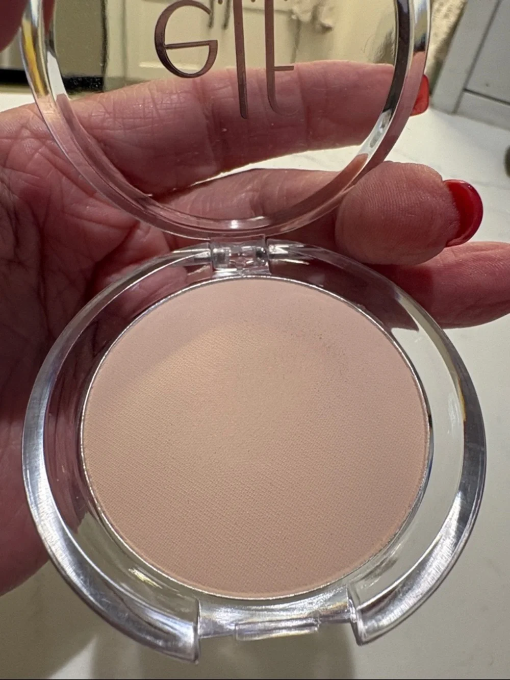 e.l.f. Pressed Setting Powder - Light Pink Finish