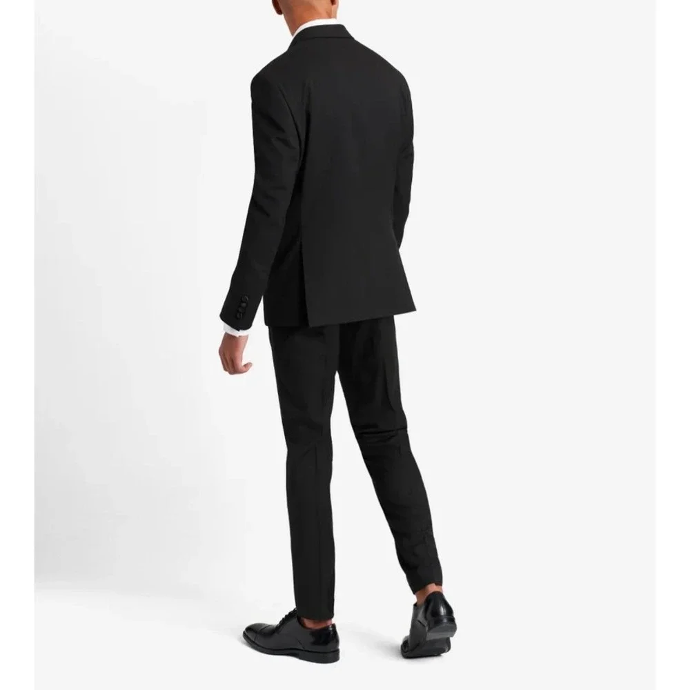 Kenneth Cole Men Slim-Fit 2-pc Tuxedo Suit Jacket 38S Pants 31W 30L‎