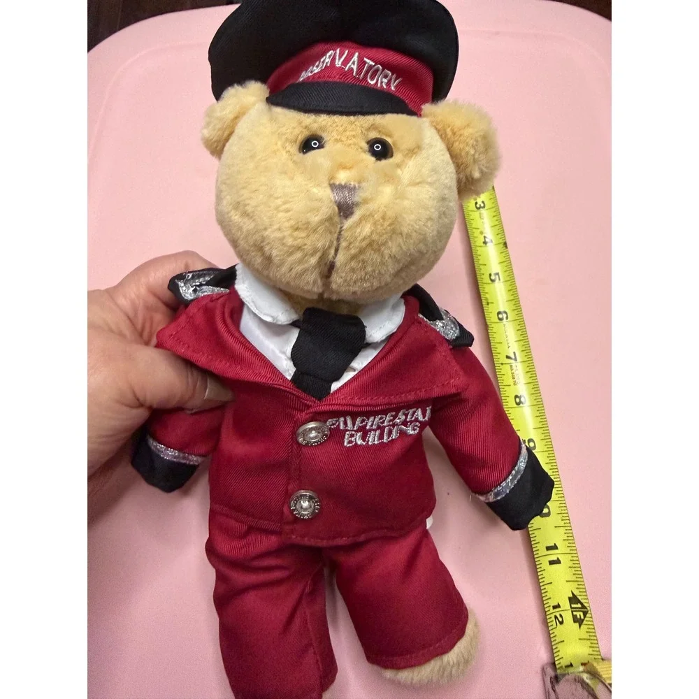 Empire State Building Teddy Bear Plush Red‎ Observatory Uniform Souvenir 11