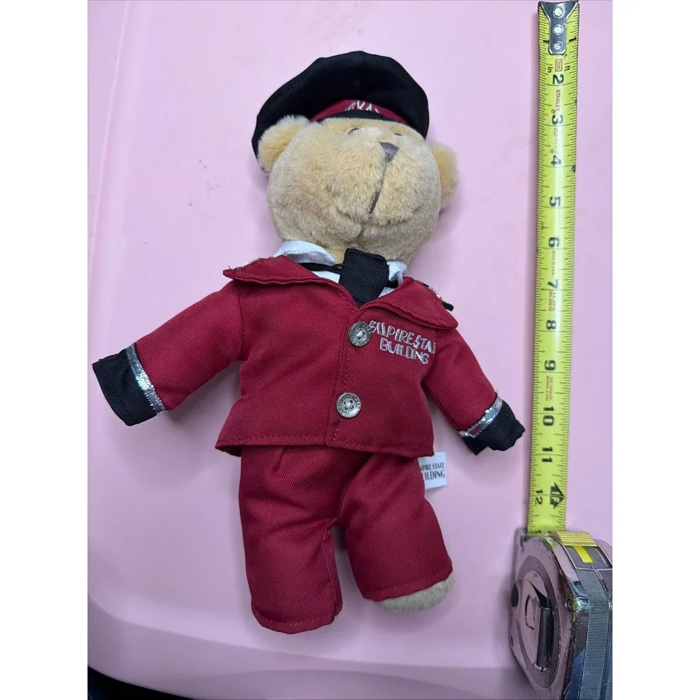 Empire State Building Teddy Bear Plush Red‎ Observatory Uniform Souvenir 11