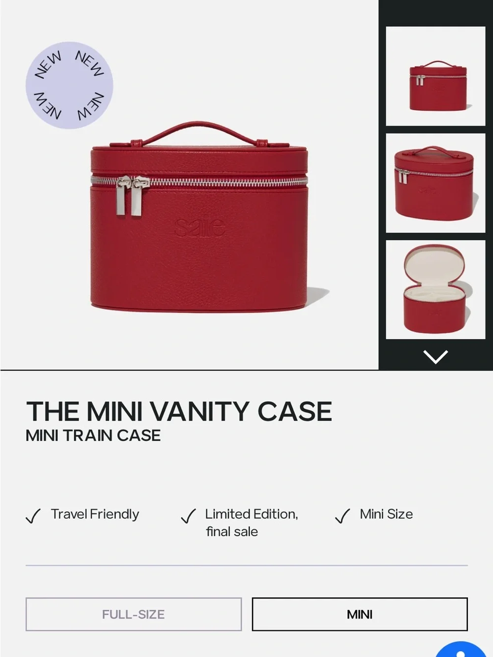 Saie structured red