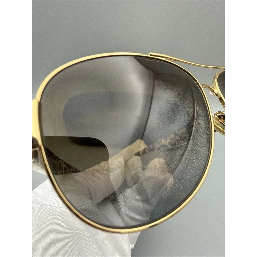 Coach HC7059 Sunglasses,Gold/Ivory Wild Beast-Polarized Gradient Lens, 58/15-135