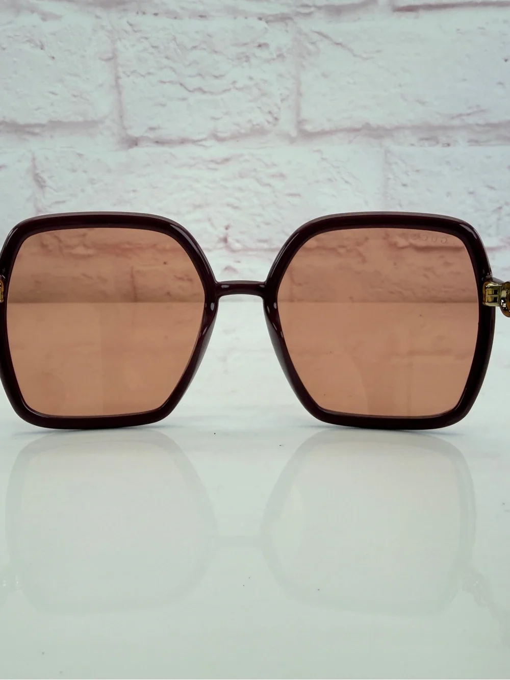 Gucci Horsebit Geometric Square Frame Sunglasses Gg0890s