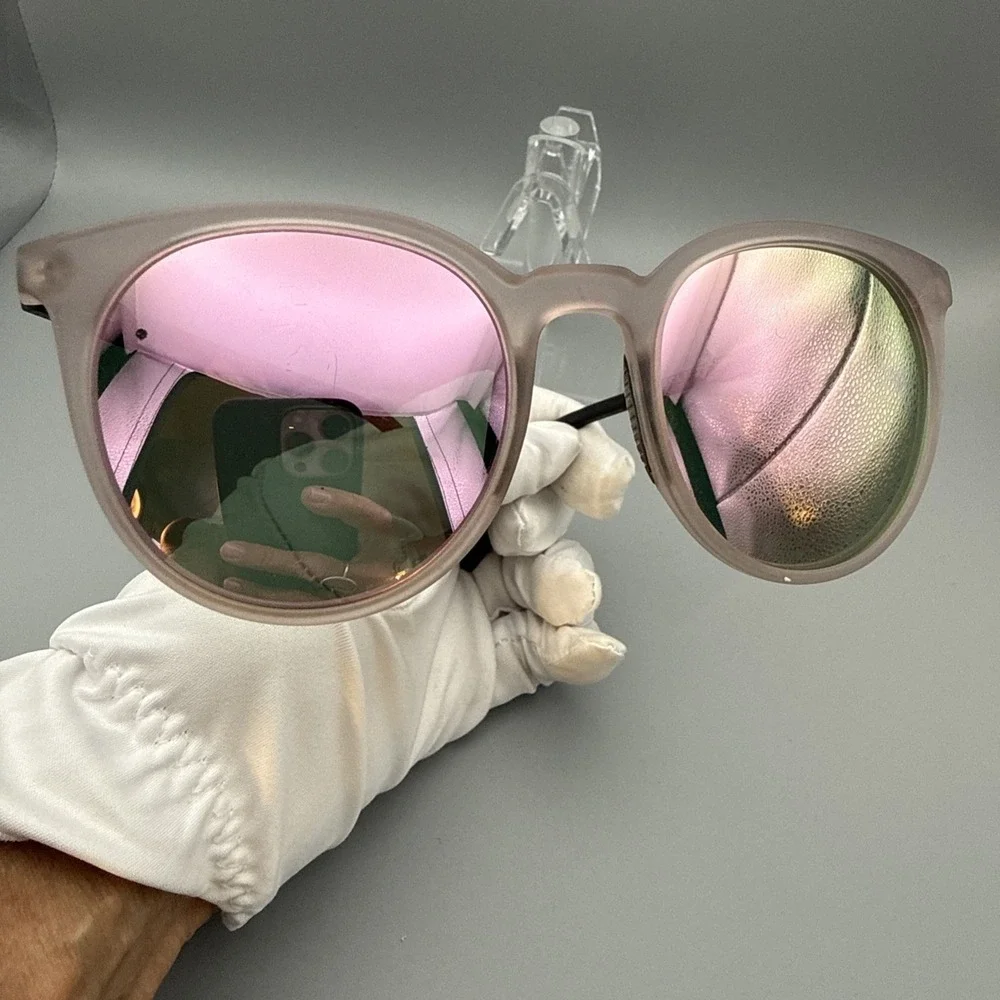 SOJOS authentic Polarized Round Sunglasses SJ2092 Nude/Mauve Frames 52/21-145