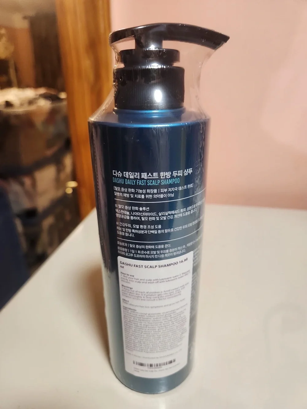 DASHU Daily Anti-Hair Loss Fast Shampoo Niacinamide SA 16.9 fl oz