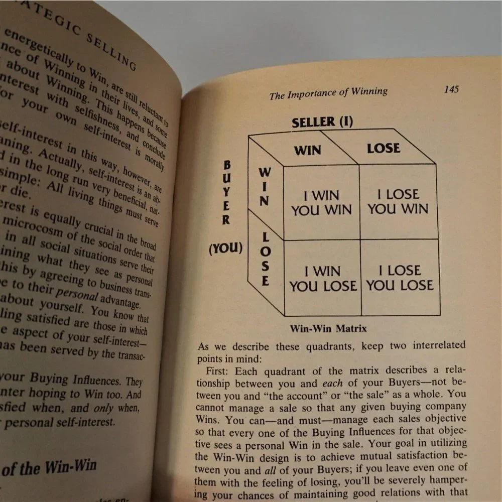 Strategic Selling The Unique Sales System Proven Successful 1986 Paperback