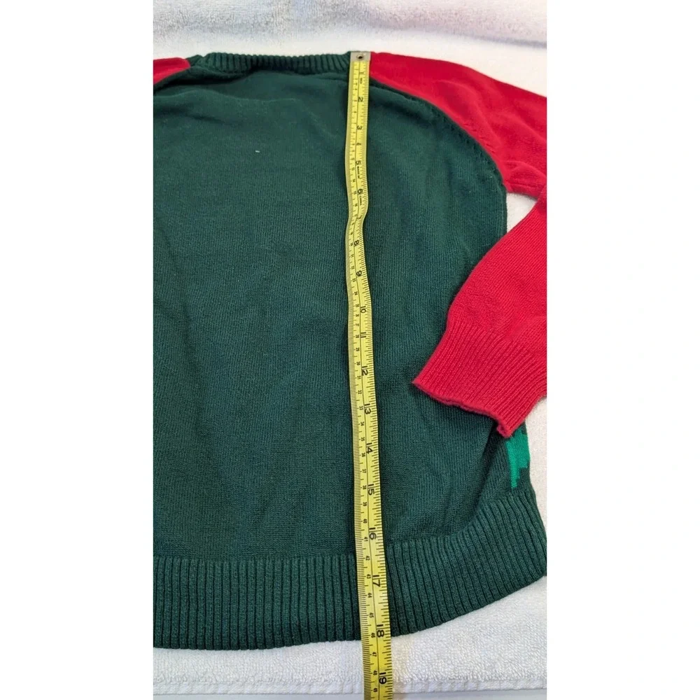 Naughty Nice Christmas Sweater Reversible Sequin Kids Size M (7-8) by Well Worn