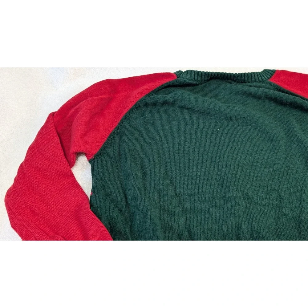 Naughty Nice Christmas Sweater Reversible Sequin Kids Size M (7-8) by Well Worn