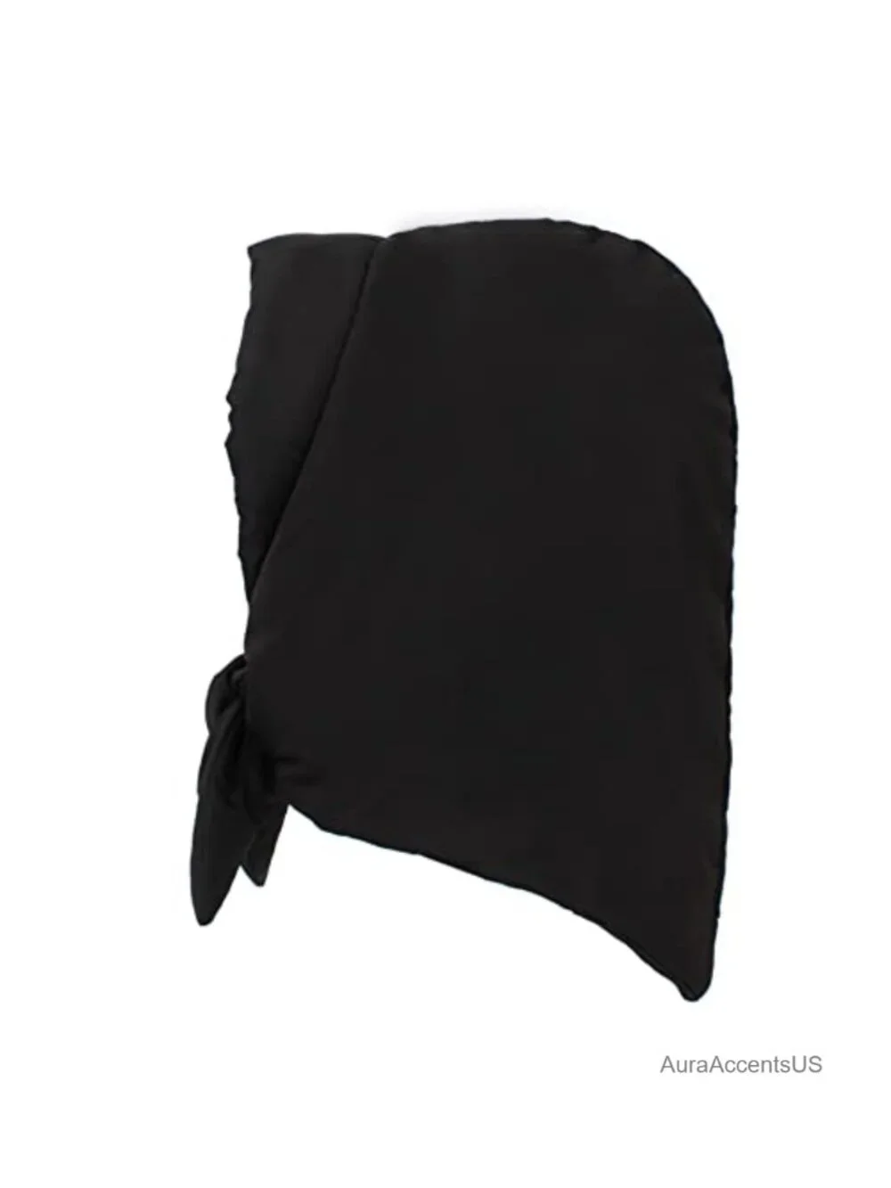 Down Hooded Scarf Hat Tie Under Chin Winter Warm Waterproof Women Girls