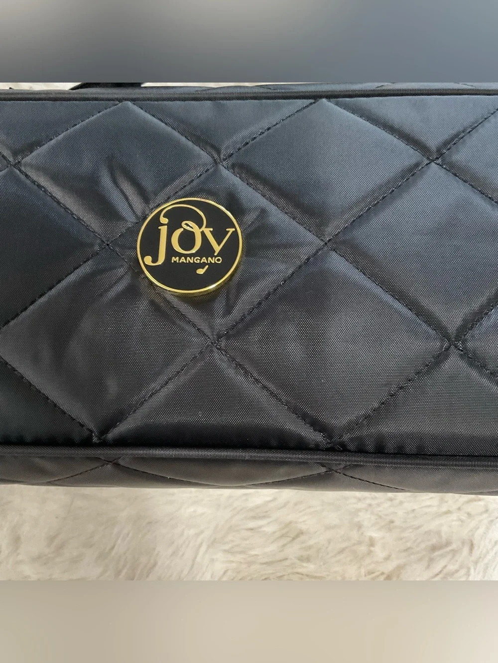 NWOT Joy Mangano Better Beauty Case w/ clear detachable compartments, black