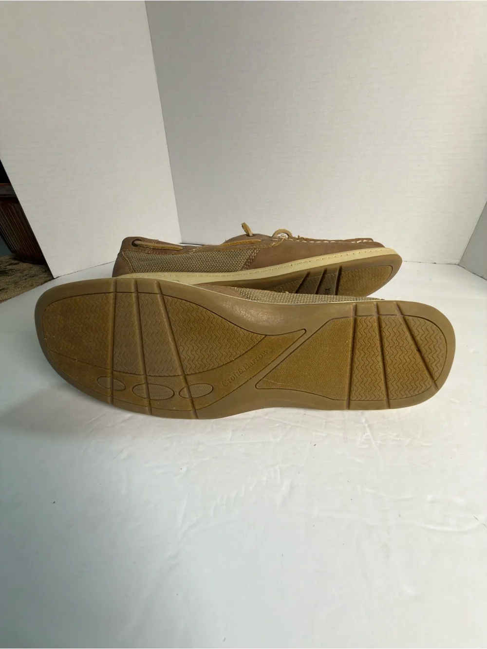 Brown Leather Casual Boat Shoes - Men's Sz 9.5