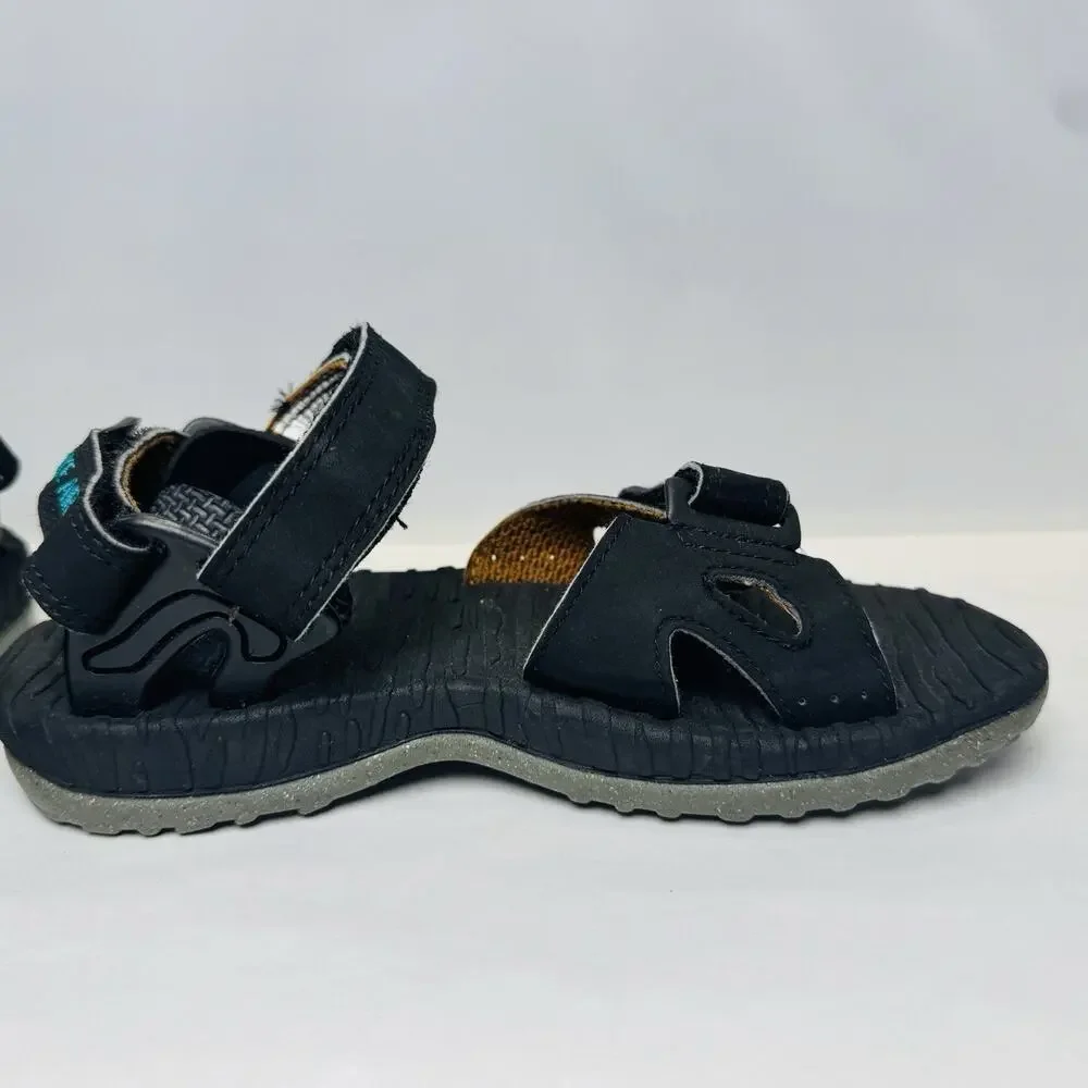 Nike Air Deschutz ACG Sandals Kids Size 3‎ Black Adjustable Strap Water Outdoor