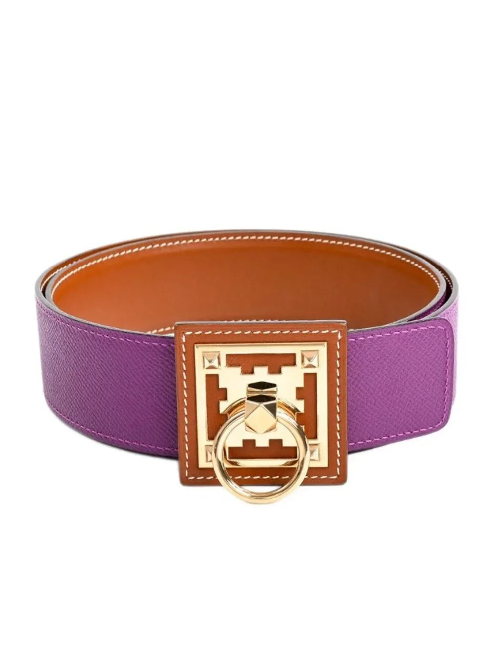 Hermes Belt Clenau Purple