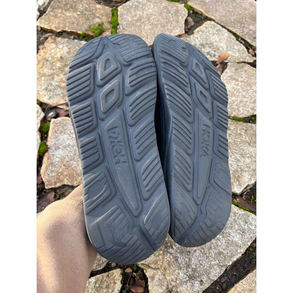 Hoka Men's Ora Recovery Slides Black‎ Slip On Comfort Athleisure Size 12
