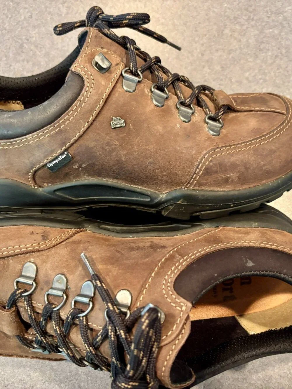 ~~Finn Comfort Murnau Walking/Trekking Shoes Brown Mens Size U.K. 7/US 7.5..VGUC