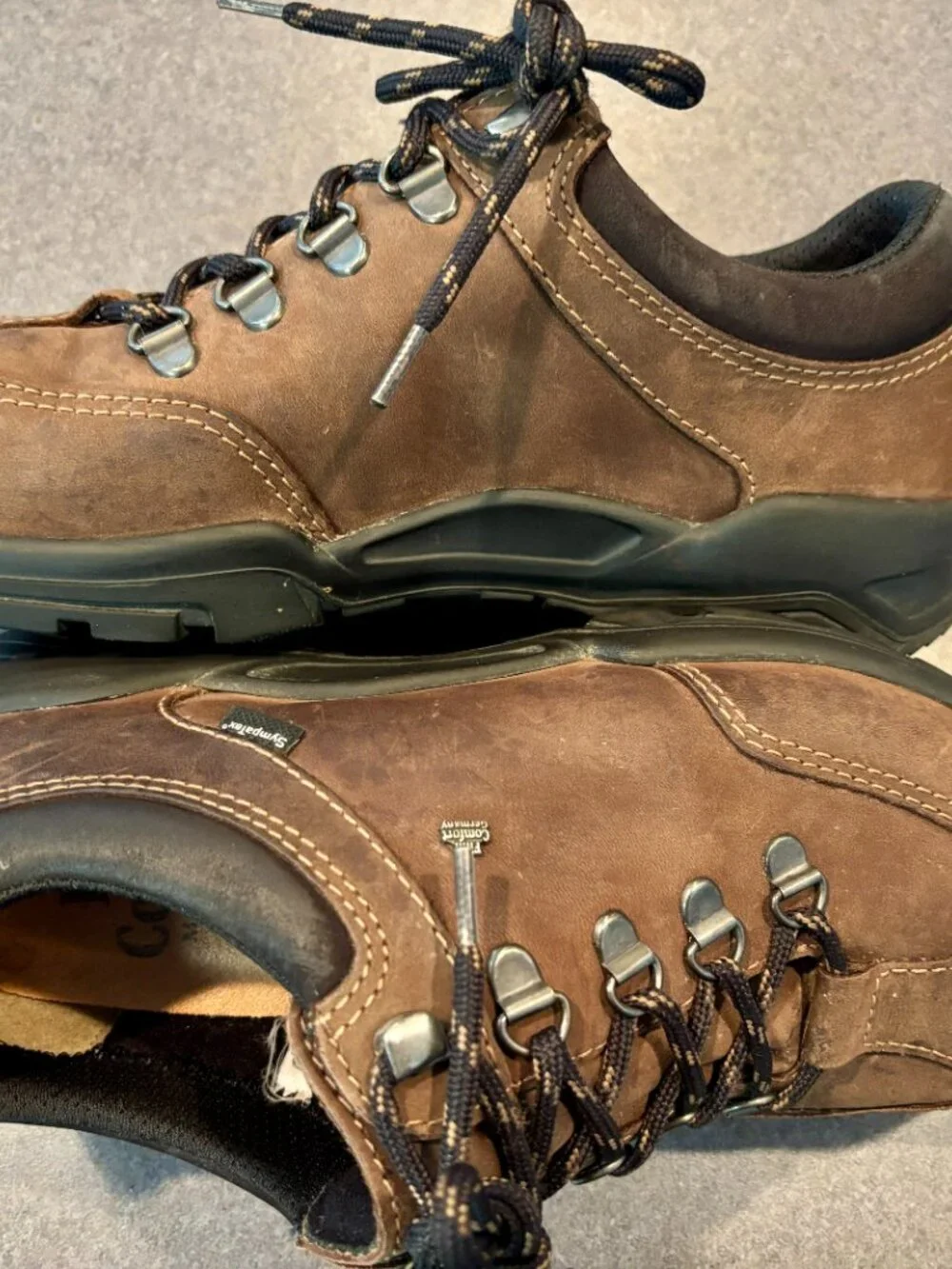 ~~Finn Comfort Murnau Walking/Trekking Shoes Brown Mens Size U.K. 7/US 7.5..VGUC