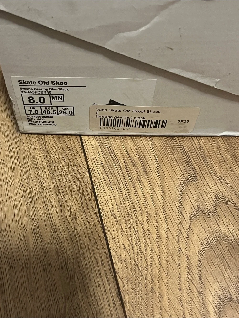 Vans mens old