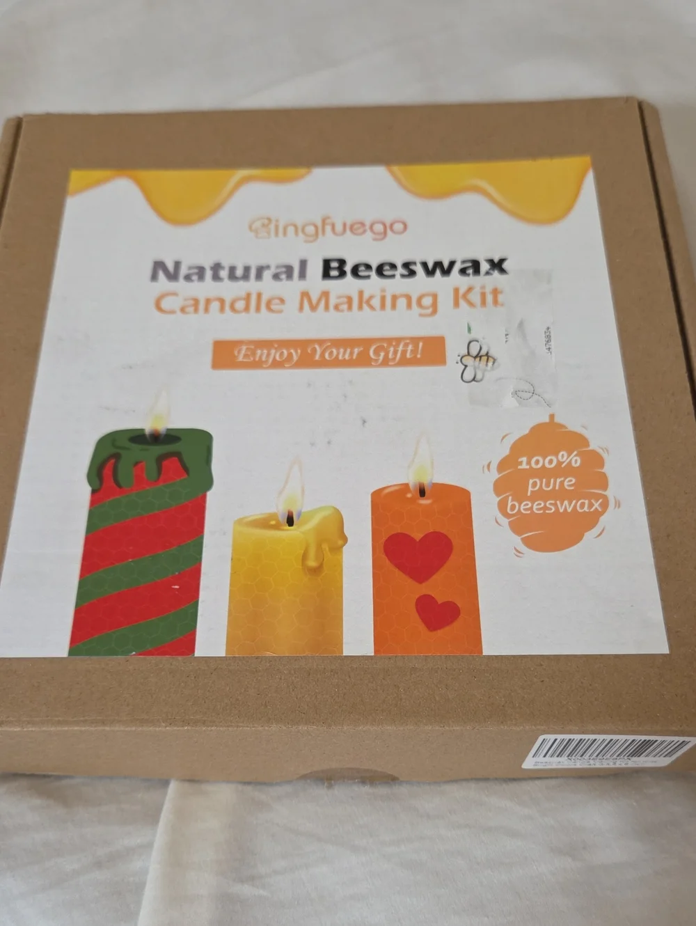 Natural Beeswax Candle Making Kit
