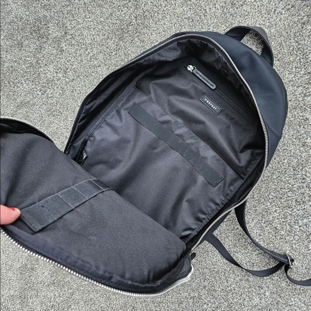 Haerfest x Mercedes Benz Limited Edition Black Nylon Vegan Leather Backpack Bag