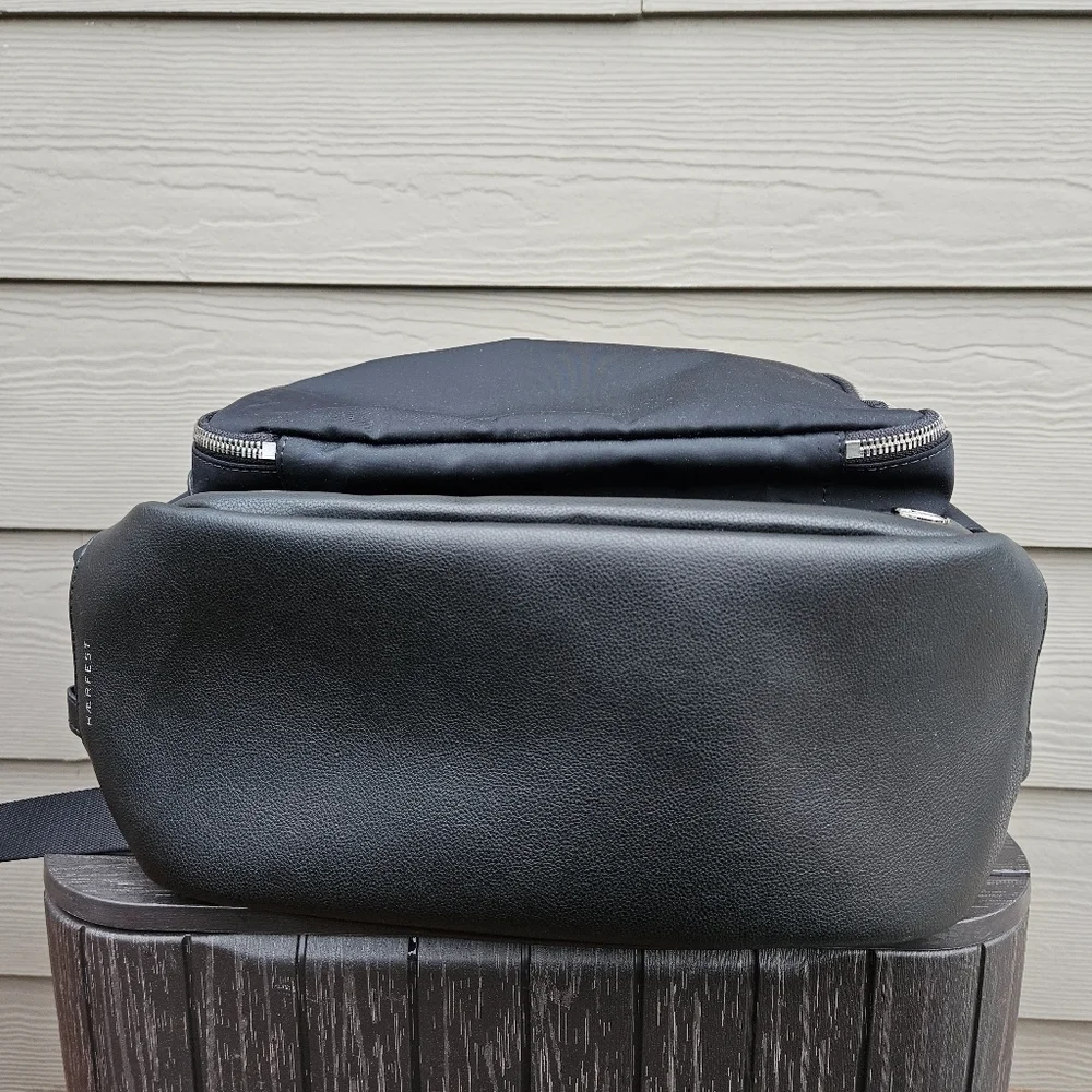 Haerfest x Mercedes Benz Limited Edition Black Nylon Vegan Leather Backpack Bag