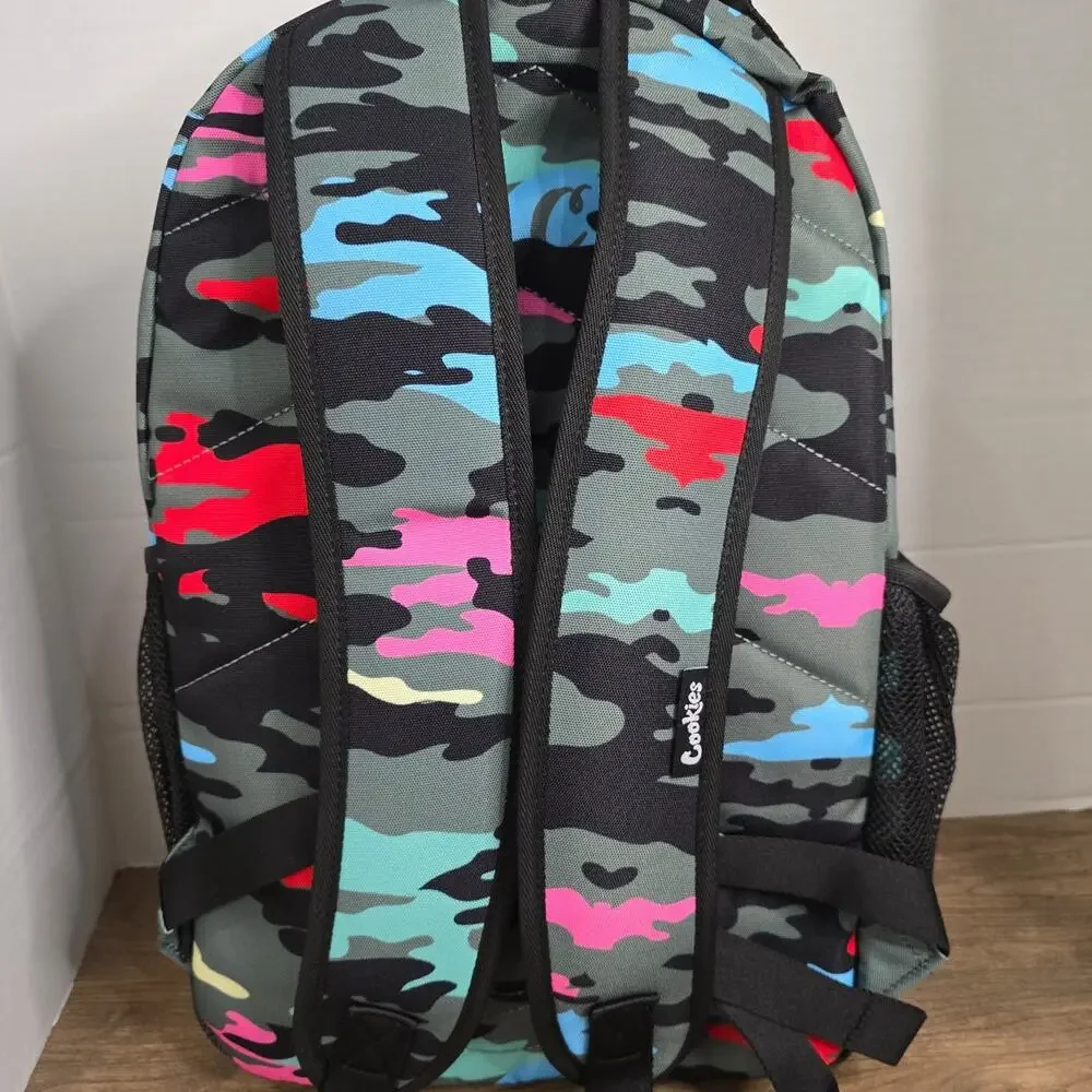 Cookies Escobar Smell Proof Backpack, Green Camo NWT