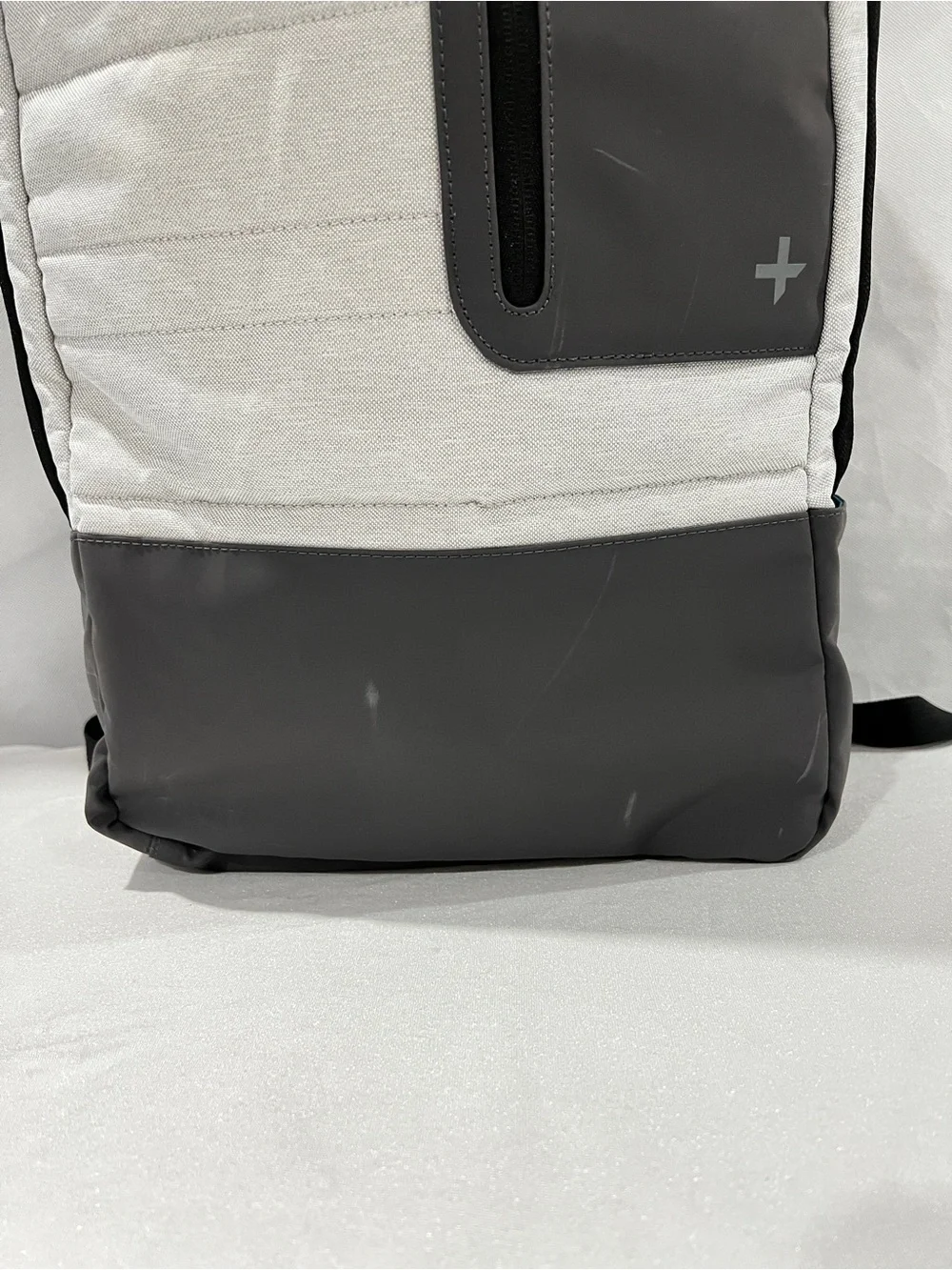 Tavik Gray Backpack Multiple Pockets Grey Canva Nylon Travel Hiking Outdoor