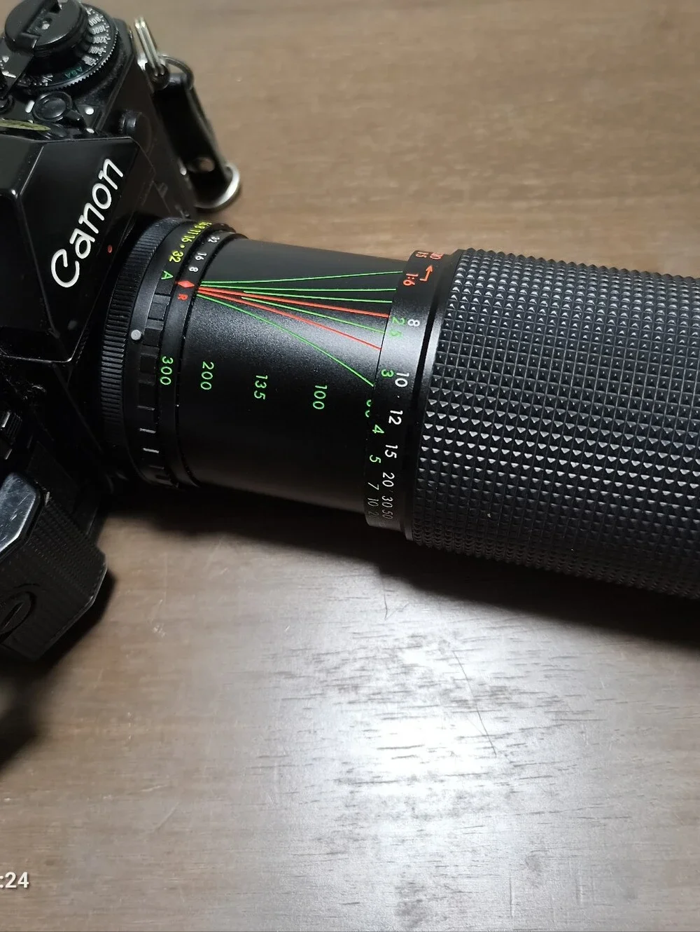 Canon A-1 Camera.                                    W/Topman 58mm 1=80-300 mm