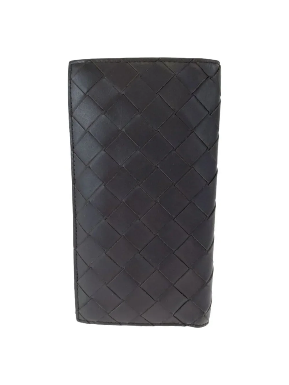 Bottega Veneta Maxi Intrecciato Brown Calfskin Wallet