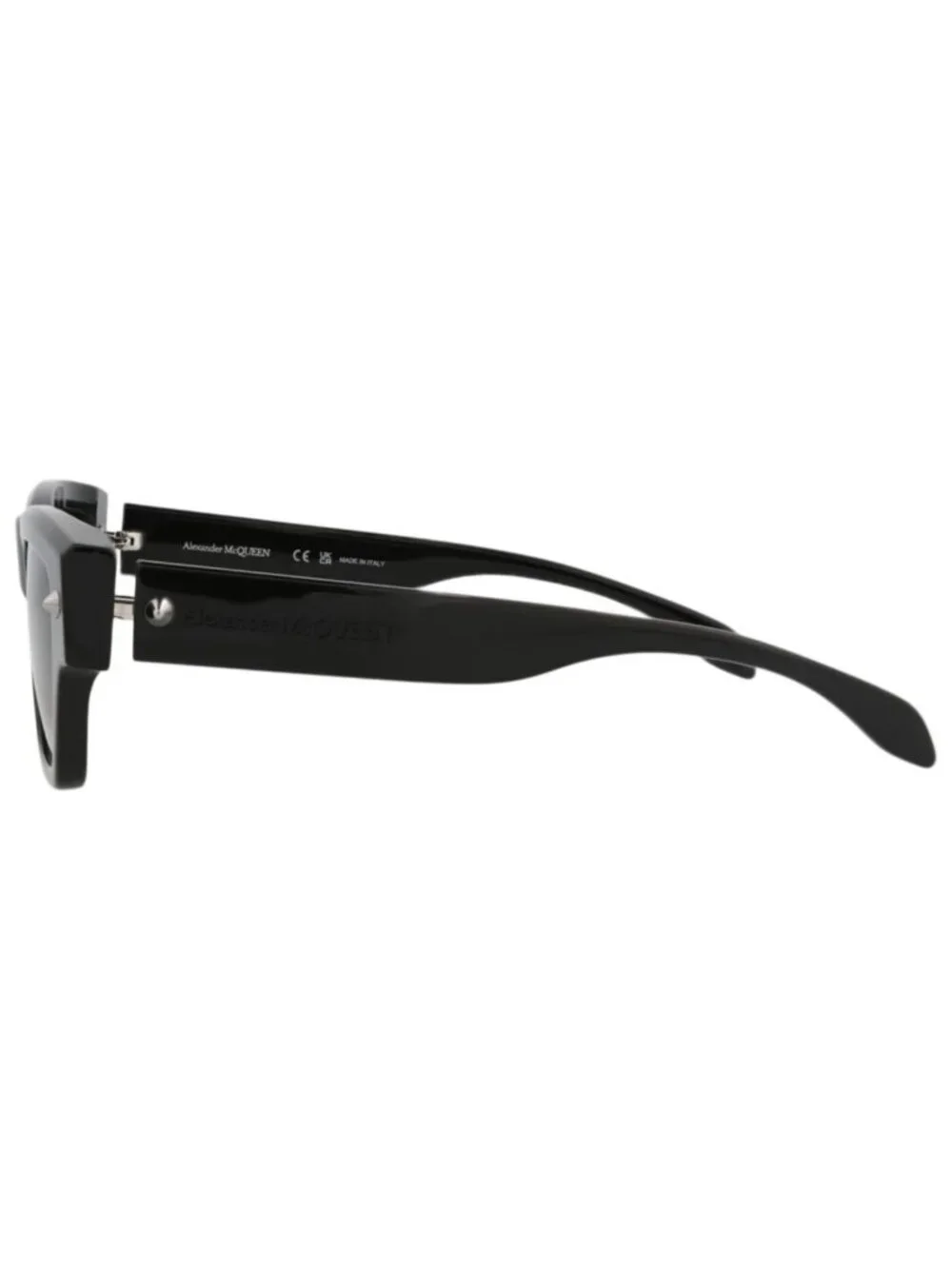 New Alexander McQueen Women's Sunglasses Square Rectangle Recycled Acetate Frame