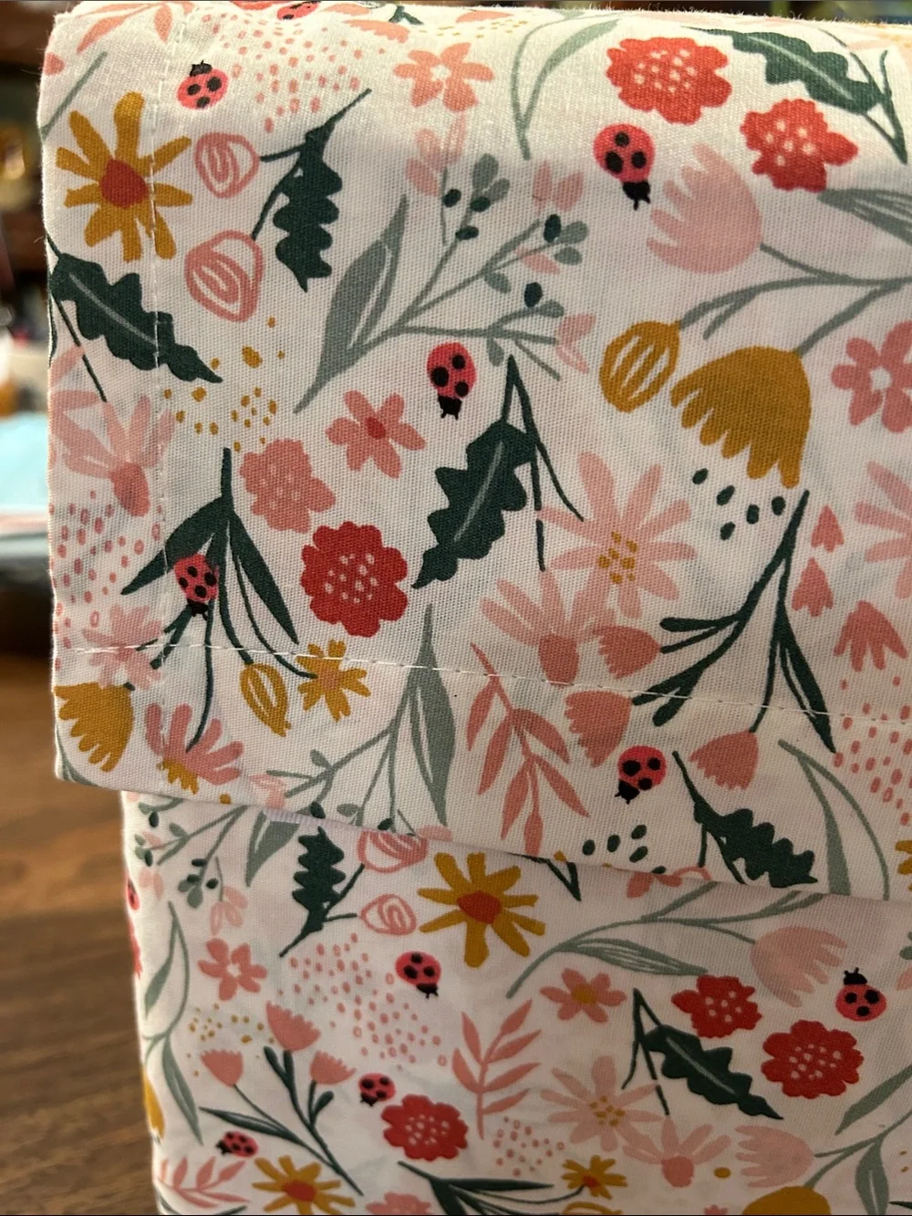 Target scattered flowers touch