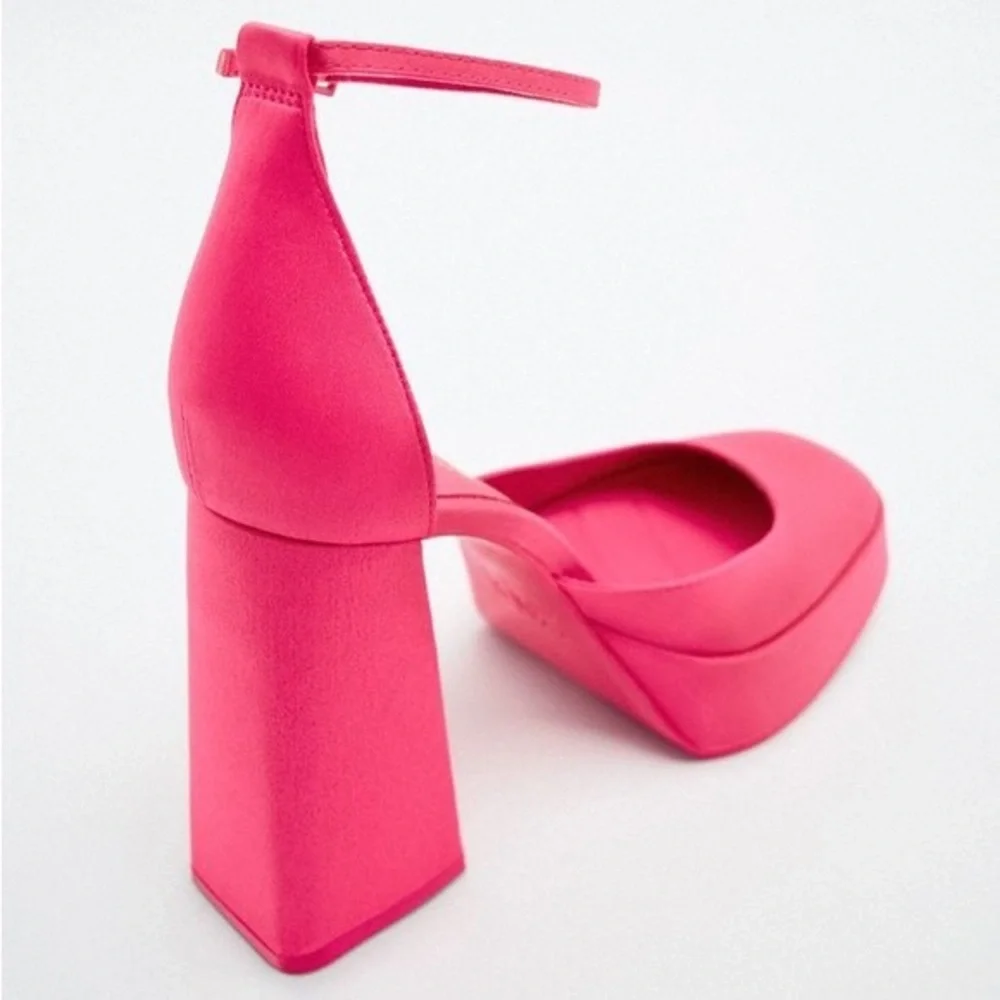 ZARA HEELED PLATFORM SHOES‎